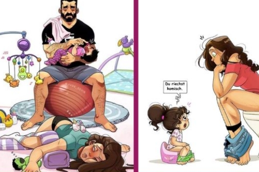 15 witzige Comics zeigen Paar und Alltagsprobleme